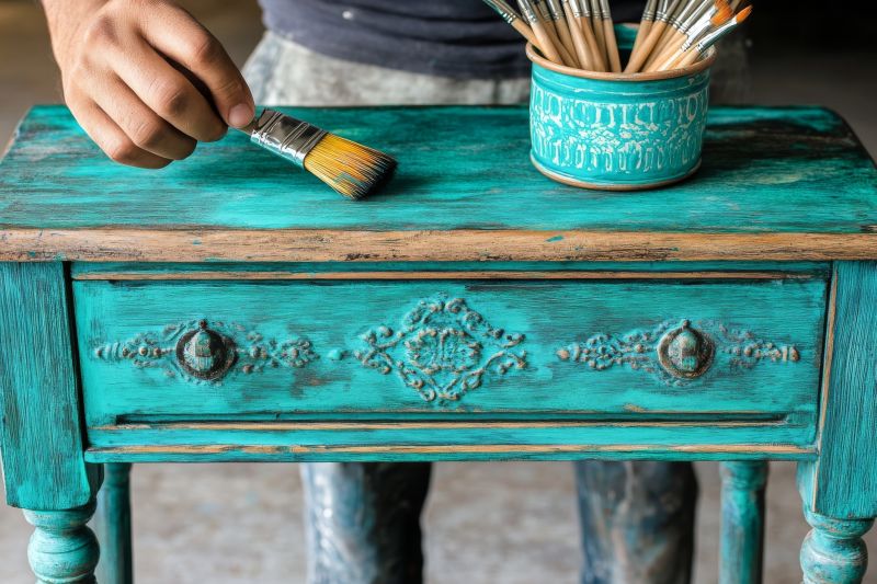 Armoire Painting in Waco, TX