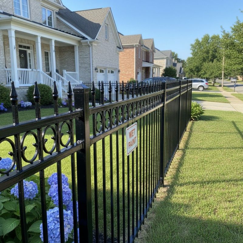 Chain Link Fence Painting in Waco, TX
