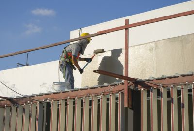Commercial Fence Painting in Longmont, CO