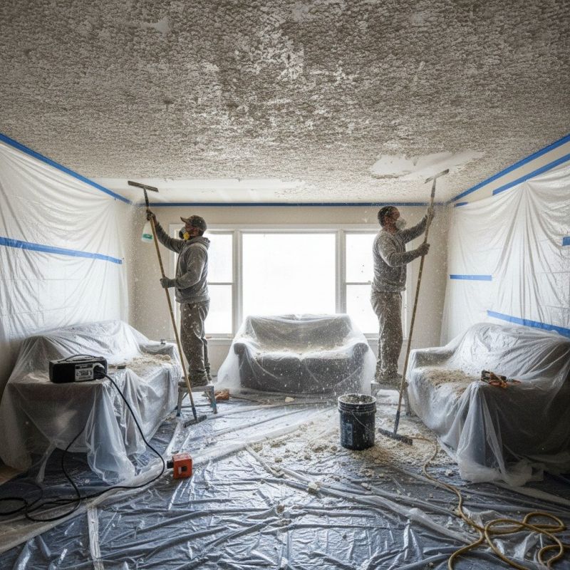 Popcorn Ceiling Stripping in Waco, TX