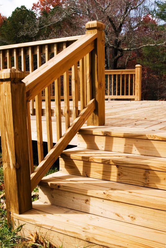 Rail Staining in Waco, TX