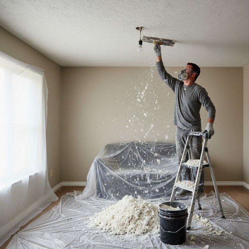 Swirled Ceiling Removal in Waco, TX