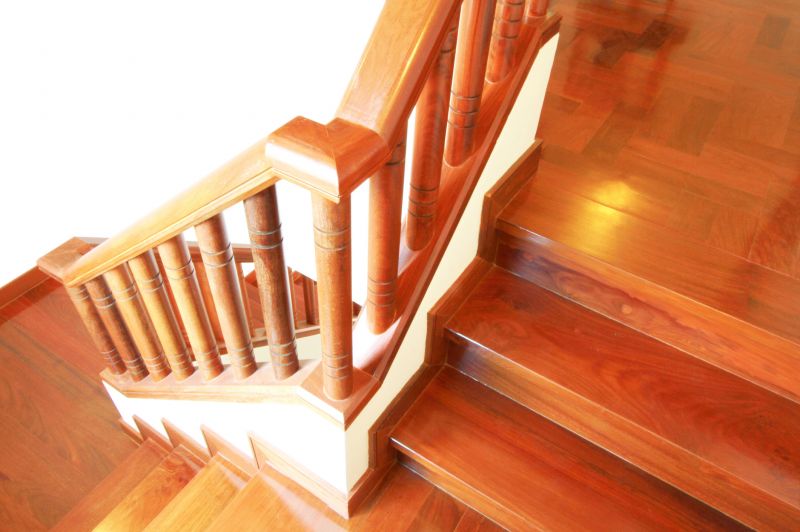 Wood Handrail Staining in Waco, TX